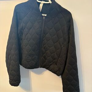 Women's Black Quilted Jacket